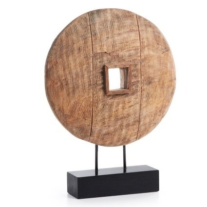 Колесо на подставке Wooden Wheel Коричневый Колесо на подставке Wooden Wheel Коричневый в Брянске | Loft Concept