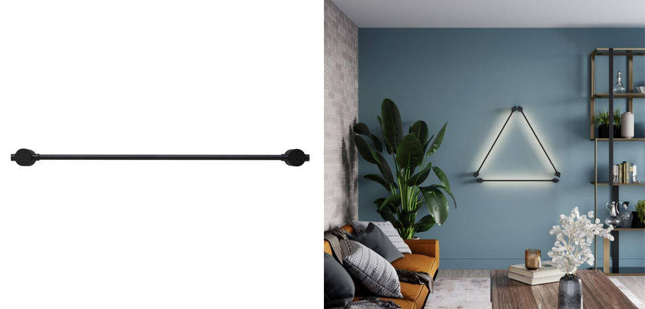 Черное светодиодное бра Trumpet tube Wide Черное светодиодное бра Trumpet tube Wide - Loft-Concept в Брянске
