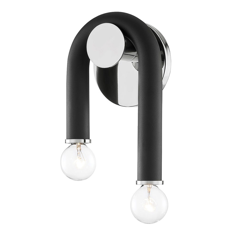 Бра Paulson floppy wall sconce chrome Черный Хром Бра Paulson floppy wall sconce chrome Черный Хром в Брянске | Loft Concept
