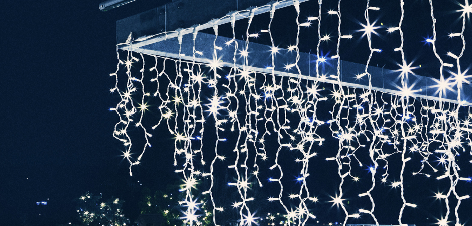 Светодиодная Гирлянда-Бахрома с Белым светом - Loft-Concept в Брянске