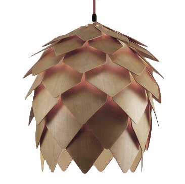 Подвесной светильник Crimea Pine Cone natural wood Подвесной светильник Crimea Pine Cone natural wood в Брянске | Loft Concept