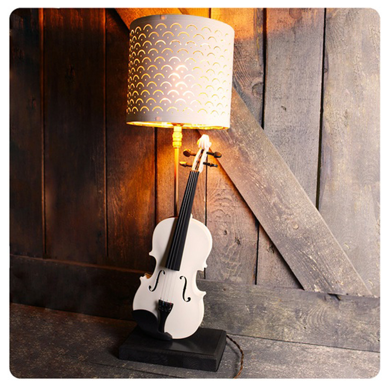 Настольная лампа Violin white Белый Настольная лампа Violin white Белый в Брянске | Loft Concept