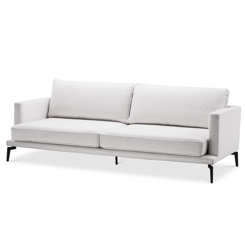 Диван Eichholtz Sofa Avenue 54 Белый Черный Диван Eichholtz Sofa Avenue 54 Белый Черный в Брянске | Loft Concept