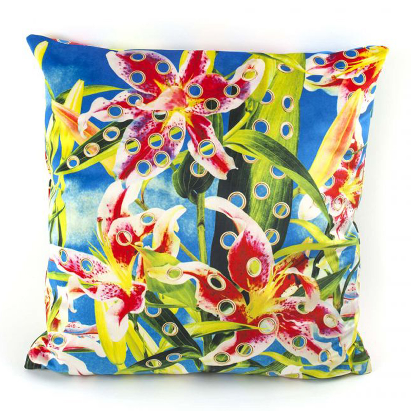 Подушка Seletti Cushion Flower with holes Мульти Подушка Seletti Cushion Flower with holes Мульти в Брянске | Loft Concept