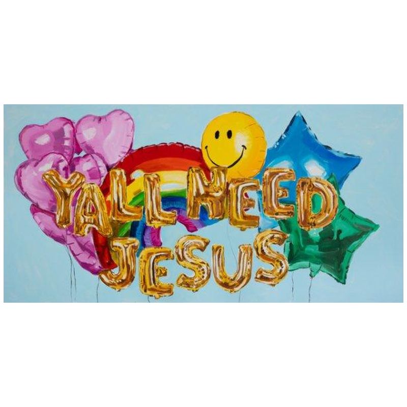 Картина Yall Need Jesus Мульти Картина Yall Need Jesus Мульти в Брянске | Loft Concept