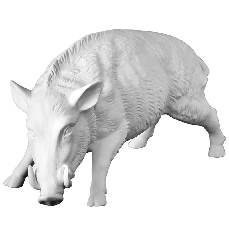 Статуэтка Abhika Boar White Белый Статуэтка Abhika Boar White Белый в Брянске | Loft Concept