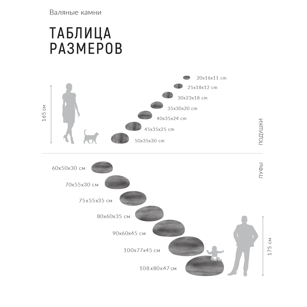 Пуф - Камень GREY MARBLE в Брянске