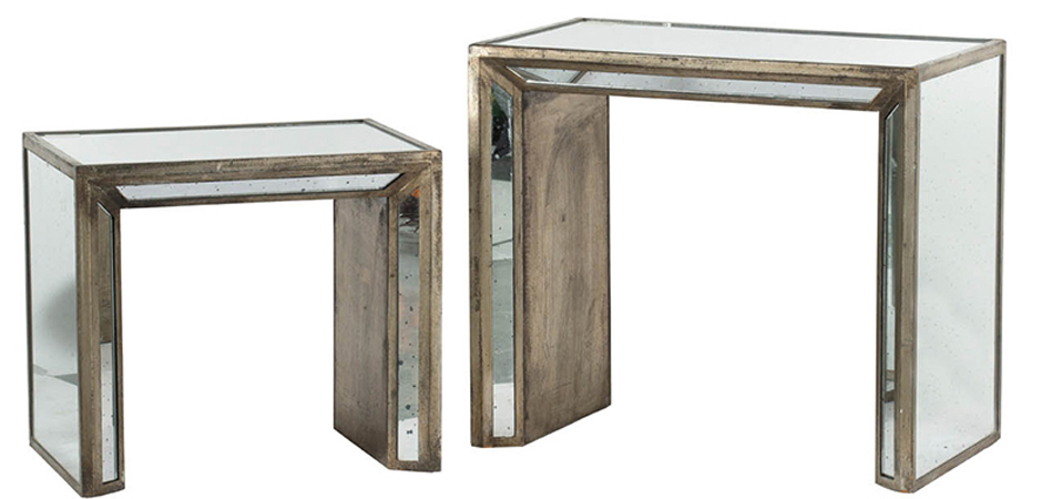 Приставной столик Mirrored Wide Side Приставной столик Mirrored Wide Side - Loft-Concept в Брянске