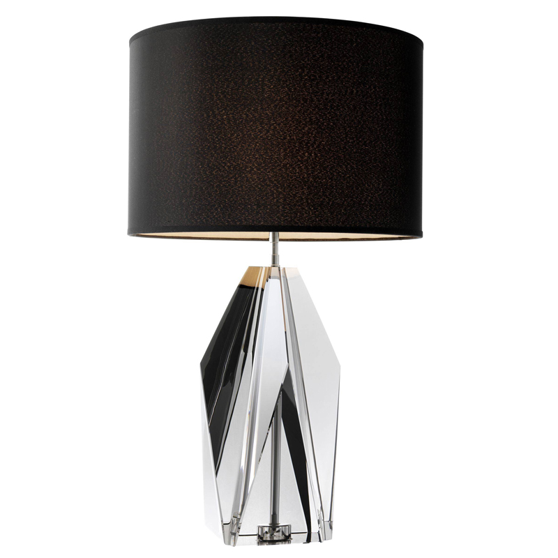 Настольная лампа Eichholtz Table Lamp Setai Smoke Стекло Смок Черный Настольная лампа Eichholtz Table Lamp Setai Smoke Стекло Смок Черный в Брянске | Loft Concept