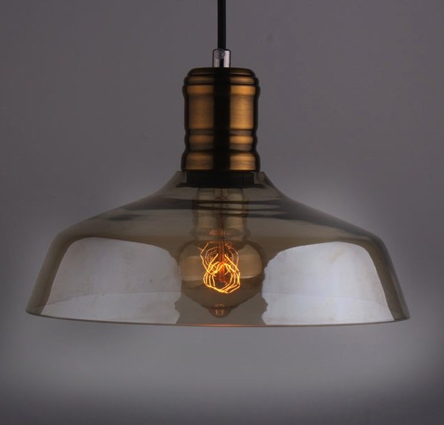 Подвесной светильник Loft Industrial French Retro Glass Прозрачный Подвесной светильник Loft Industrial French Retro Glass Прозрачный в Брянске | Loft Concept