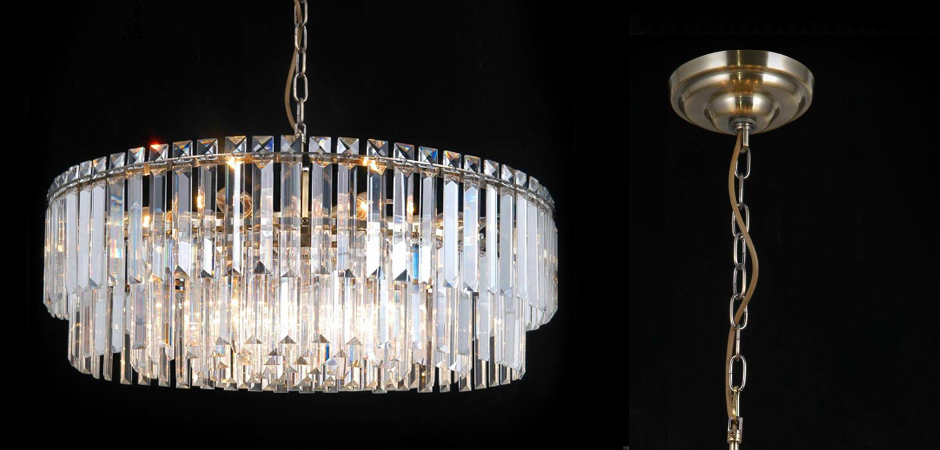 Люстра Odeon Chandelier Прозрачное Стекло диаметр 62 Люстра Odeon Chandelier Прозрачное Стекло диаметр 62 - Loft-Concept в Брянске