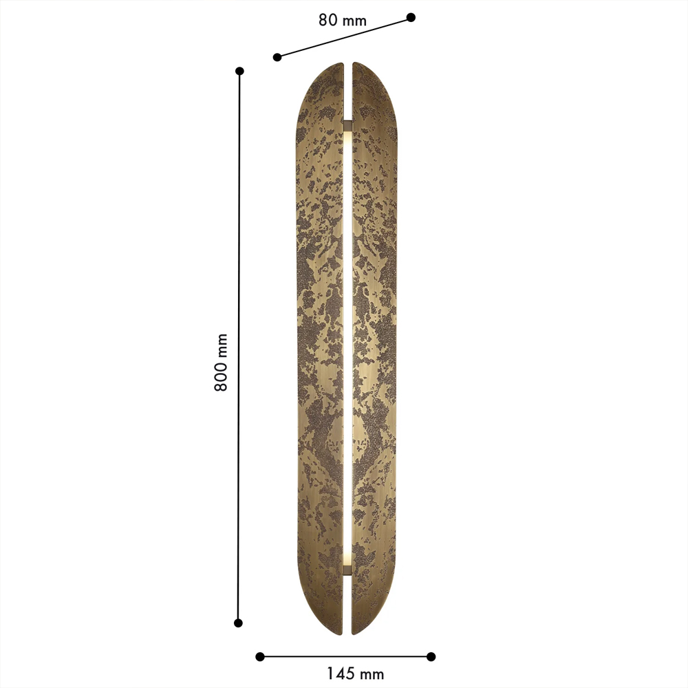 Бра винтажное с имитацией коррозии на медном корпусе Predominant в Брянске