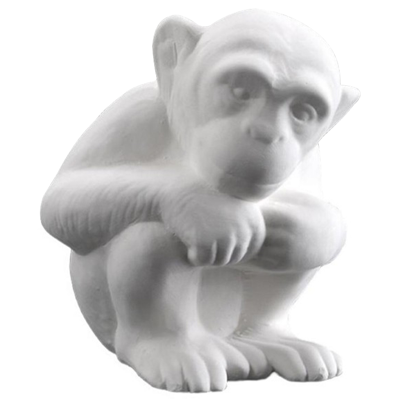 Статуэтка Abhika Monkey White Белый Статуэтка Abhika Monkey White Белый в Брянске | Loft Concept