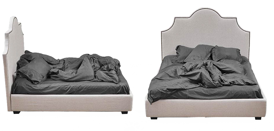 Кровать Headboard Angles Bed Кровать Headboard Angles Bed - Loft-Concept в Брянске