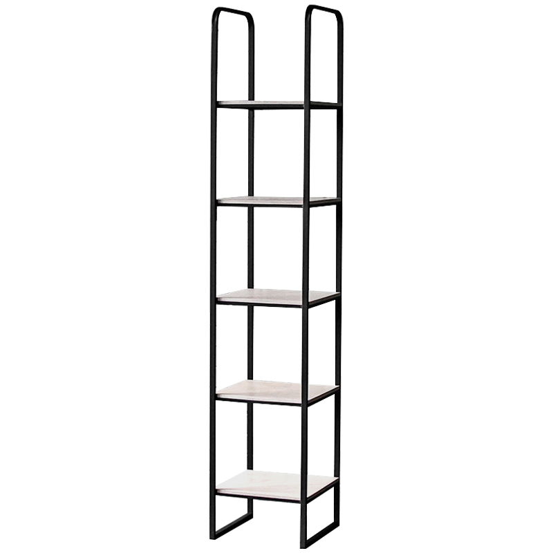 Стеллаж Shay Industrial Metal Rust Rack Черный Белый Стеллаж Shay Industrial Metal Rust Rack Черный Белый в Брянске | Loft Concept