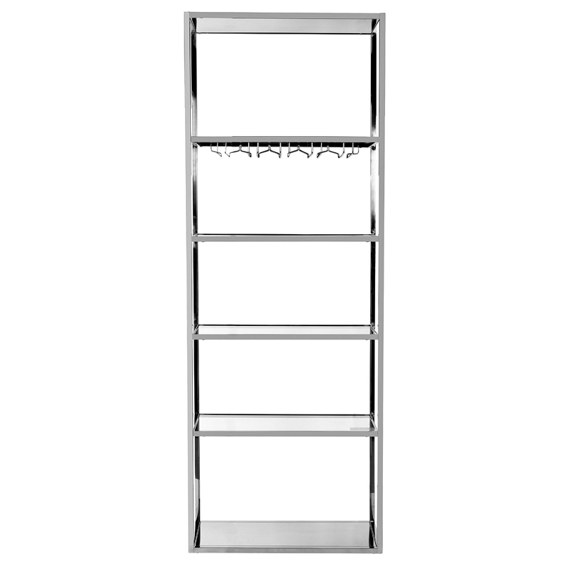 Стеллаж для хранения вина Raul Rack Chromium Прозрачный Хром Стеллаж для хранения вина Raul Rack Chromium Прозрачный Хром в Брянске | Loft Concept
