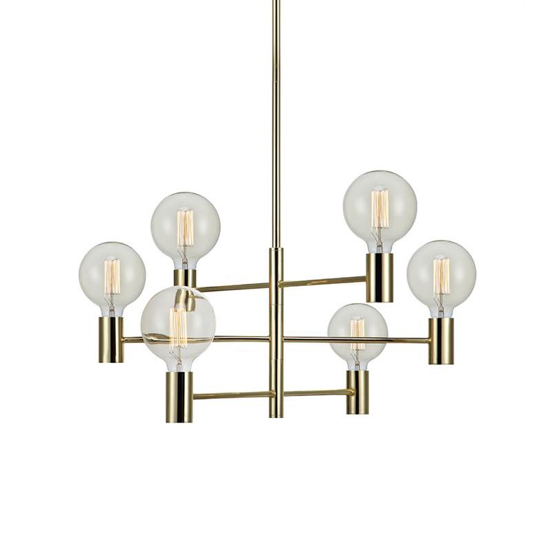 Люстра Helix Chandelier Gold Золотой Люстра Helix Chandelier Gold Золотой в Брянске | Loft Concept