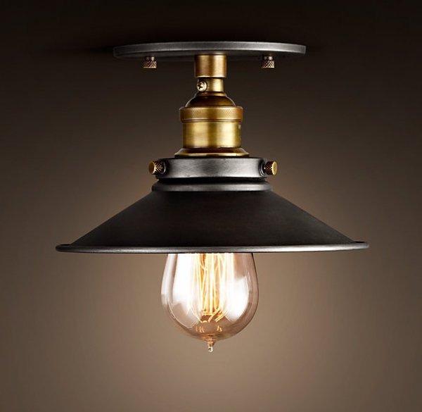 Потолочный светильник 20th c.Factory Filament Metal Потолочный светильник 20th c.Factory Filament Metal в Брянске | Loft Concept