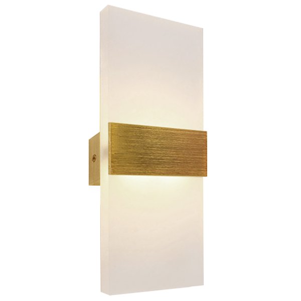 Бра Road Wall Light Gold Золотой Прозрачный белый Бра Road Wall Light Gold Золотой Прозрачный белый в Брянске | Loft Concept