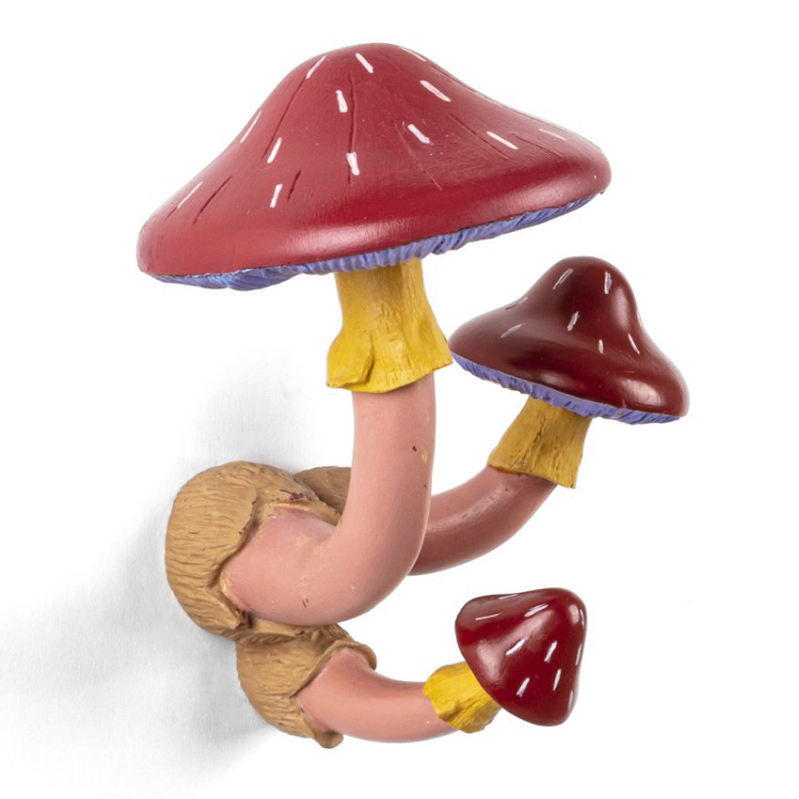 Аксессуар Seletti Hangers Mushroom Coloured Красный Аксессуар Seletti Hangers Mushroom Coloured Красный в Брянске | Loft Concept