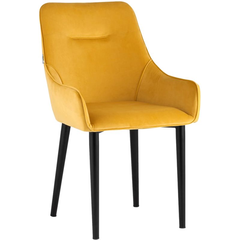 Стул Joan Chair Велюр Мандариновый Цвет Оранжевый Черный Стул Joan Chair Велюр Мандариновый Цвет Оранжевый Черный в Брянске | Loft Concept