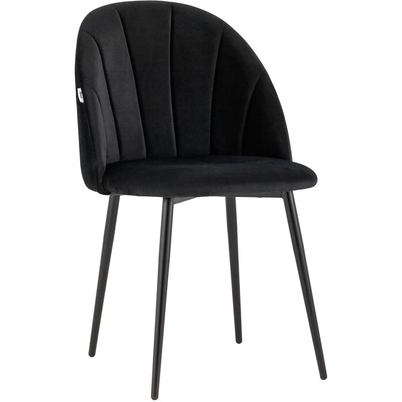Стул Balsari S Chair Черный Велюр Черный Стул Balsari S Chair Черный Велюр Черный в Брянске | Loft Concept