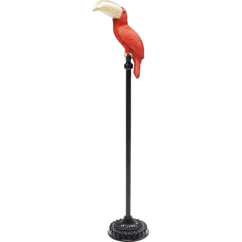 Статуэтка Red Tukan on a stand Красный Статуэтка Red Tukan on a stand Красный в Брянске | Loft Concept