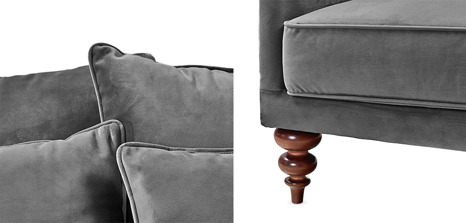 Диван Graceful Details Sofa Gray Диван Graceful Details Sofa Gray - Loft-Concept в Брянске