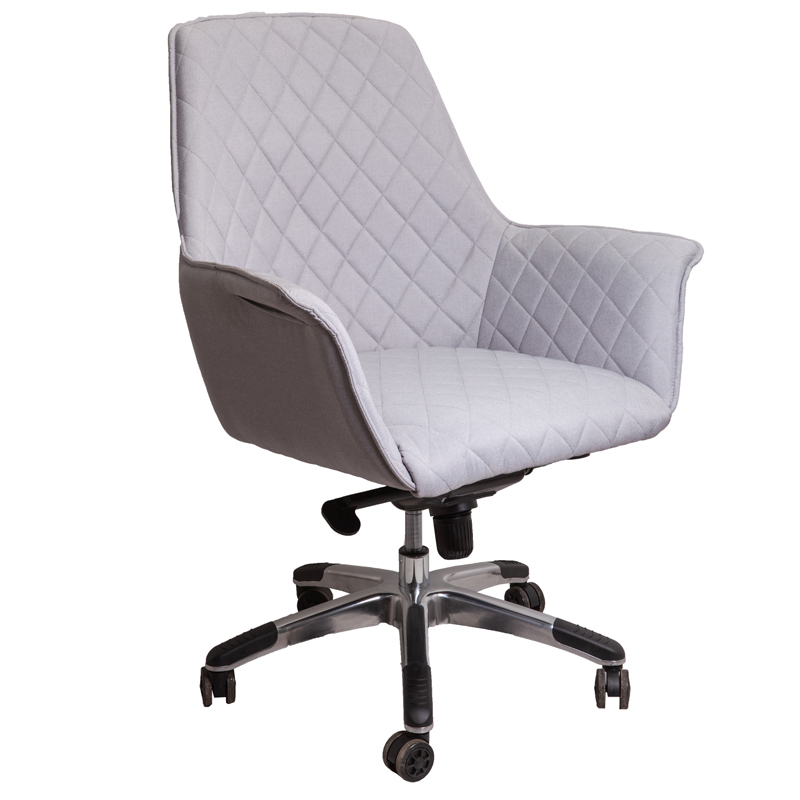 Офисное кресло Josias Seoul Chair Серый (Gray) Серебряный Офисное кресло Josias Seoul Chair Серый (Gray) Серебряный в Брянске | Loft Concept
