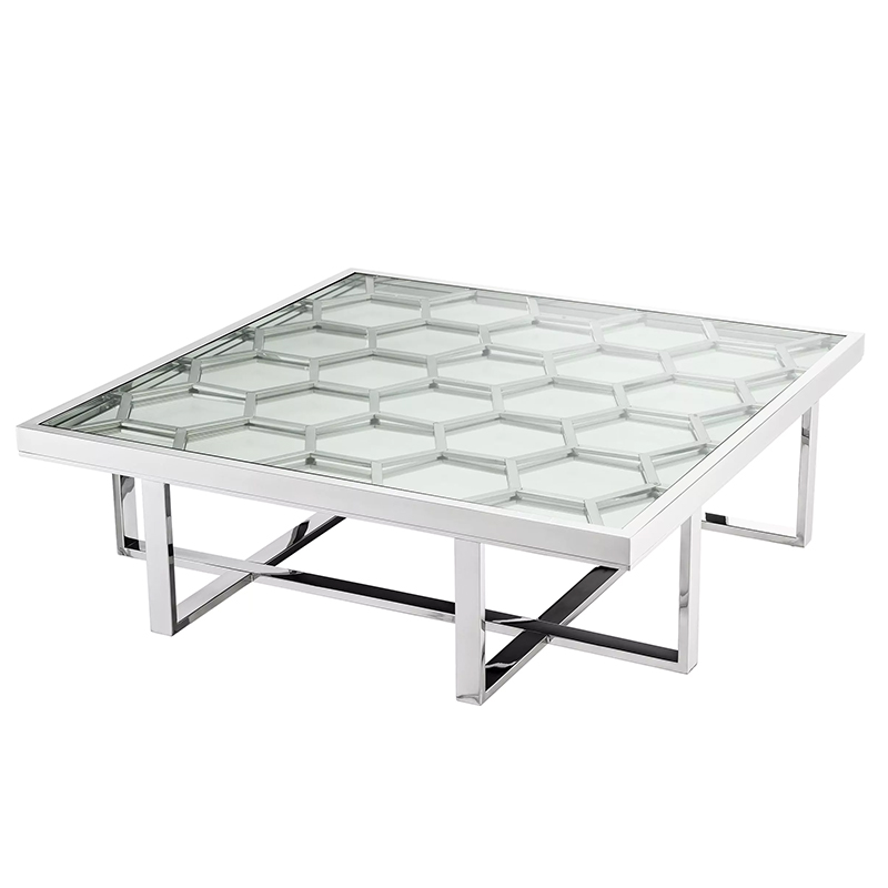 Кофейный стол Philipp Plein Coffee Table Skeleton Chrome Хром Прозрачное Стекло Кофейный стол Philipp Plein Coffee Table Skeleton Chrome Хром Прозрачное Стекло в Брянске | Loft Concept