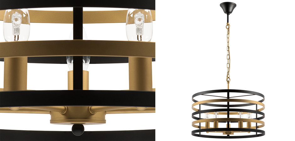 Люстра Gold Stripes Chandelier 5 Люстра Gold Stripes Chandelier 5 - Loft-Concept в Брянске