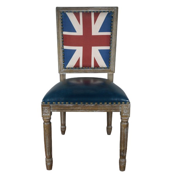 Кресло Union Jack Pattern III Коричневый Синий Кресло Union Jack Pattern III Коричневый Синий в Брянске | Loft Concept
