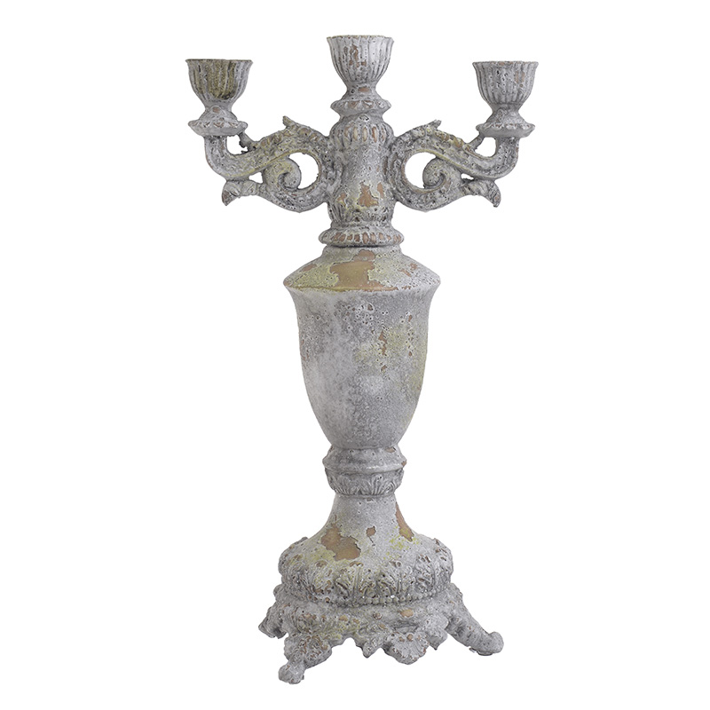 Подсвечник Myra Candlestick Серый Подсвечник Myra Candlestick Серый в Брянске | Loft Concept