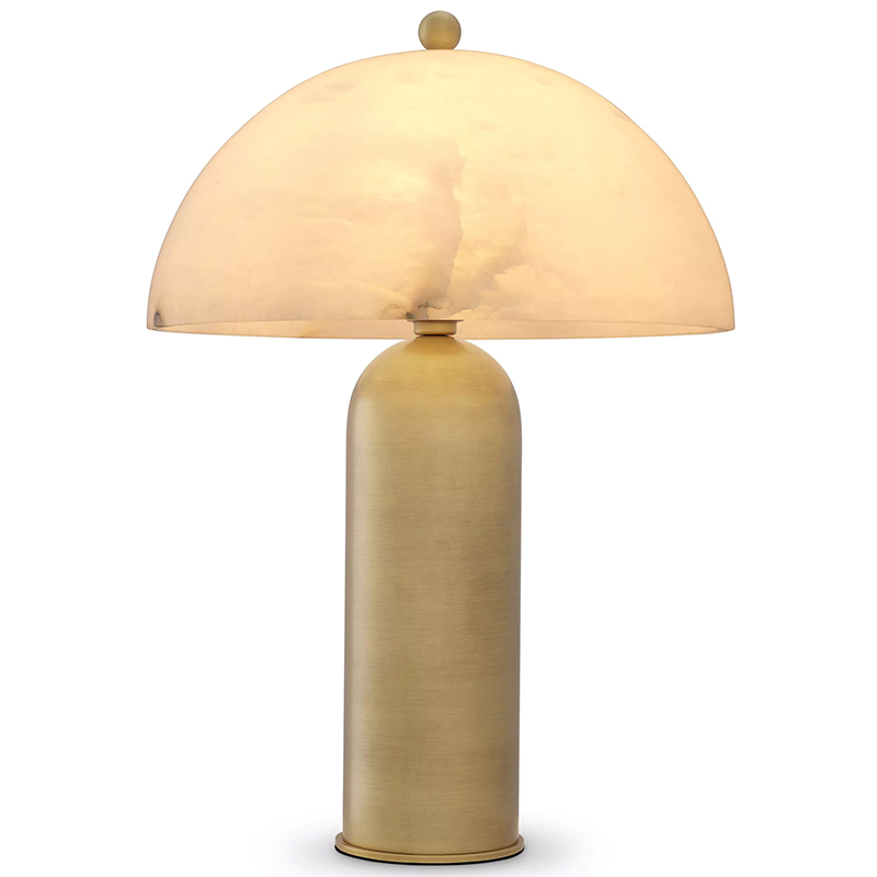 Настольная лампа Eichholtz Table Lamp Lorenza Белый Латунь Настольная лампа Eichholtz Table Lamp Lorenza Белый Латунь в Брянске | Loft Concept