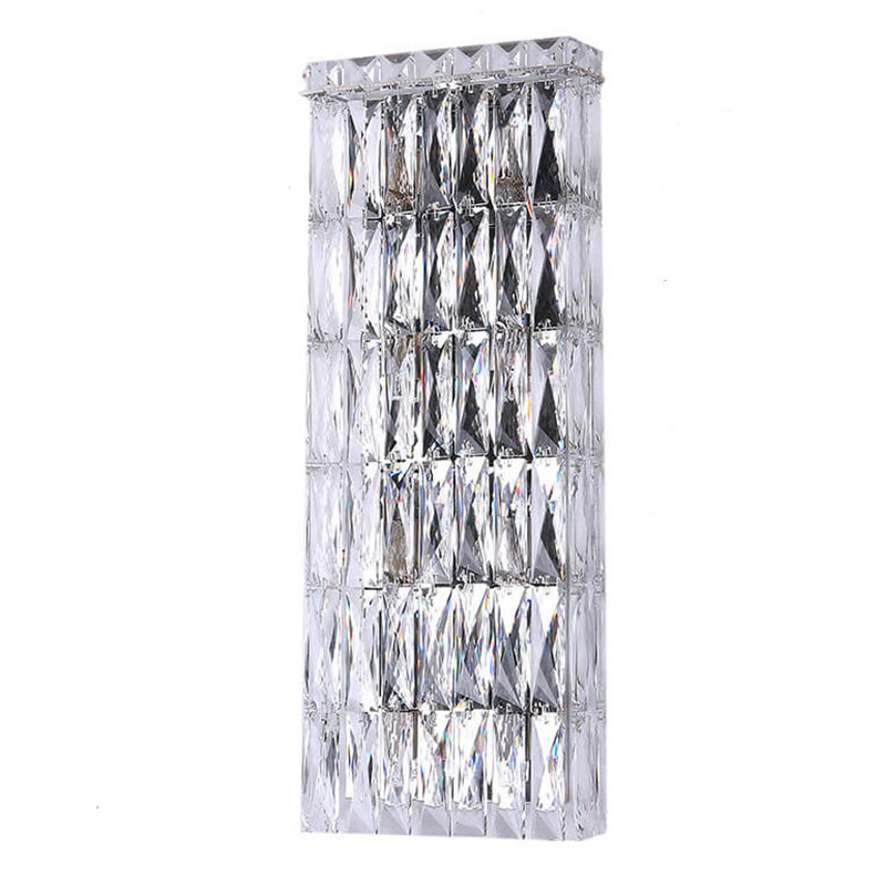 Бра Crystal Regena Chrome Wall Lamp 8 Хром Прозрачный (Transparent) Бра Crystal Regena Chrome Wall Lamp 8 Хром Прозрачный (Transparent) в Брянске | Loft Concept