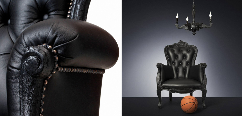 Дизайнерское Кресло Moooi Smoke обугленный эффект Дизайнерское Кресло Moooi Smoke обугленный эффект - Loft-Concept в Брянске