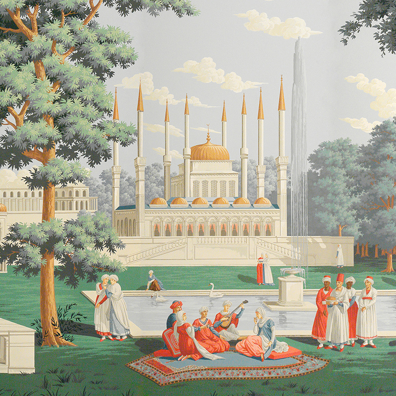 Обои ручная роспись Rives du Bosphore Byzantine on scenic paper Обои ручная роспись Rives du Bosphore Byzantine on scenic paper в Брянске | Loft Concept