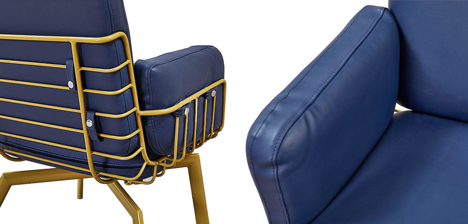 Кресло Frankie Armchair blue Кресло Frankie Armchair blue - Loft-Concept в Брянске