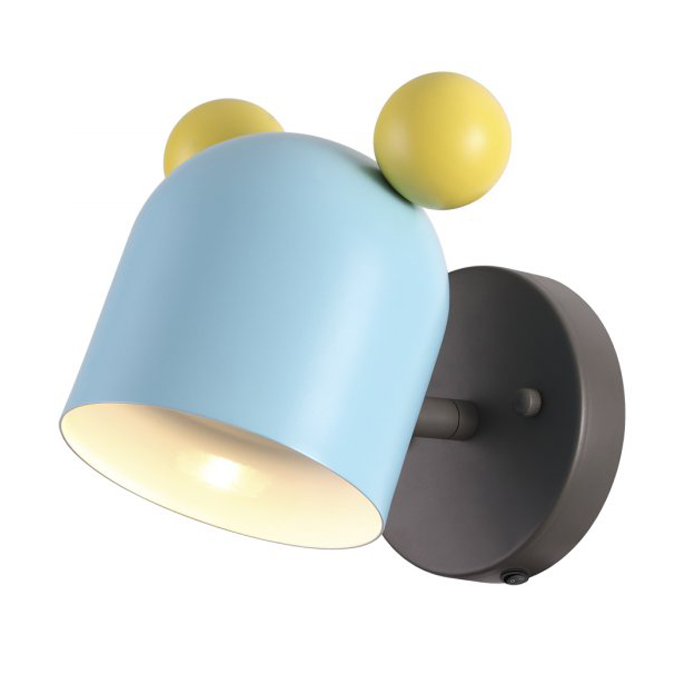 Бра Mickey Mouse Blue Голубой Бра Mickey Mouse Blue Голубой в Брянске | Loft Concept