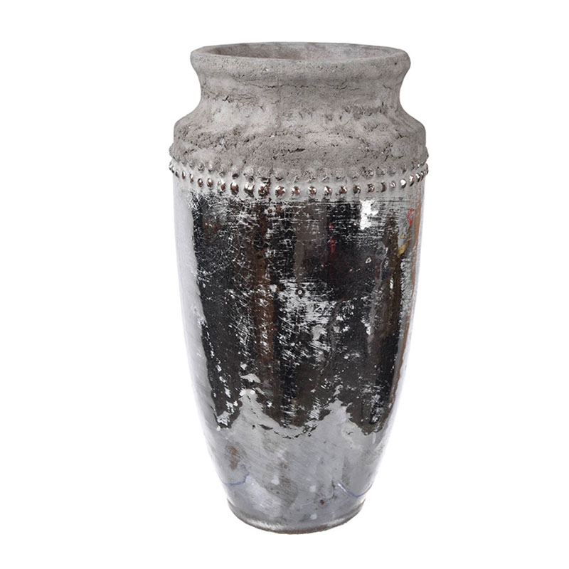 Ваза Vase Argenta silver 27 Серебряный Ваза Vase Argenta silver 27 Серебряный в Брянске | Loft Concept
