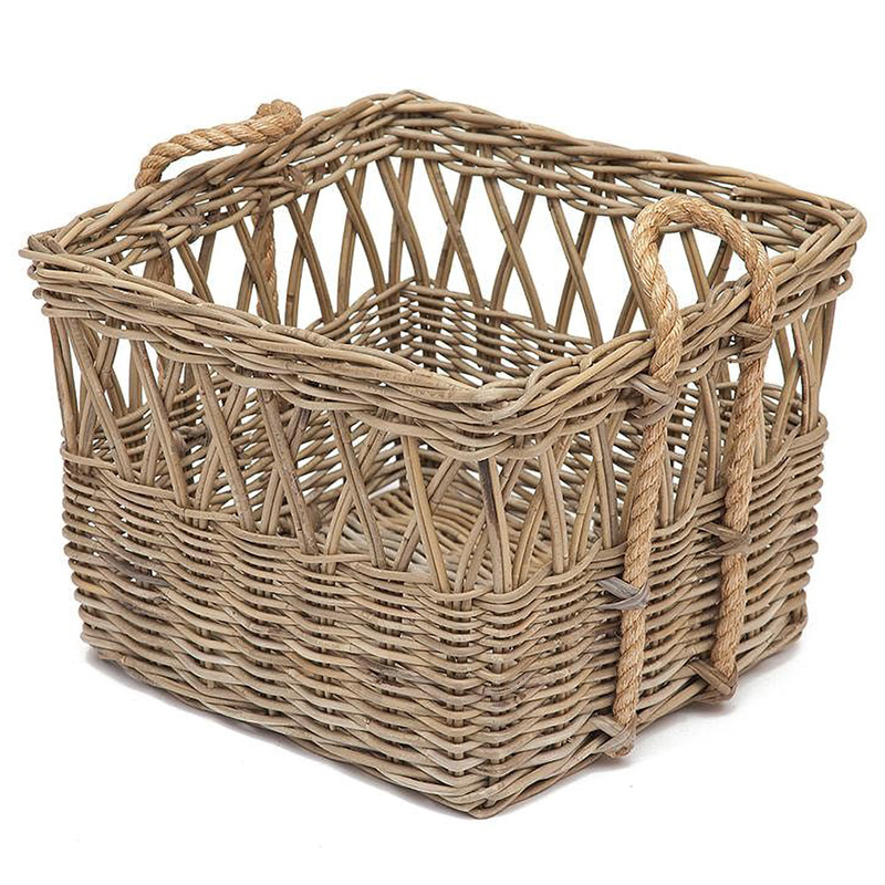 Корзина из ротанга Rattan Wicker Basket Древесина Корзина из ротанга Rattan Wicker Basket Древесина в Брянске | Loft Concept