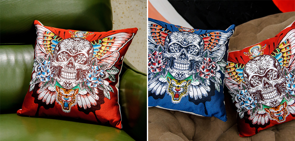 Декоративная подушка Ghost Rider Red Декоративная подушка Ghost Rider Red - Loft-Concept в Брянске