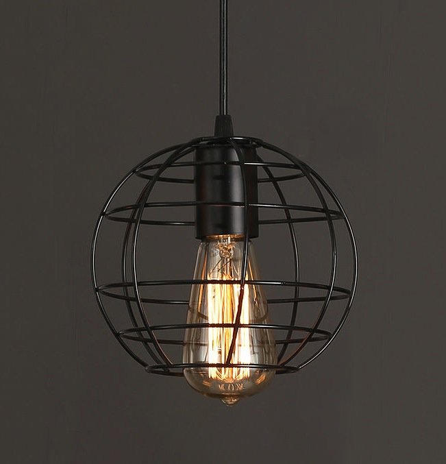 Cветильник Loft Nest Cage №3 Черный Cветильник Loft Nest Cage №3 Черный в Брянске | Loft Concept