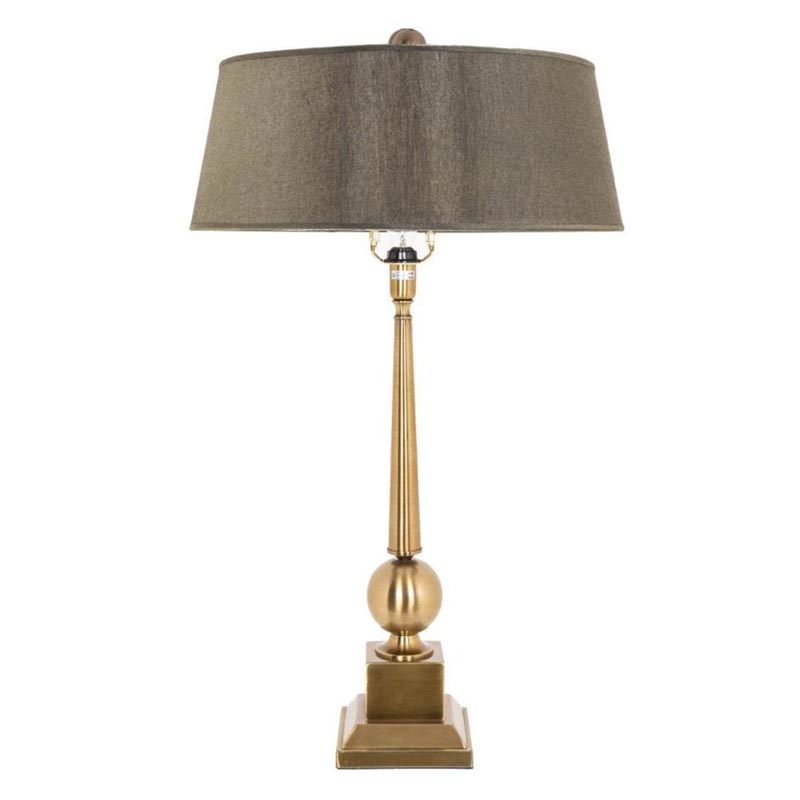 Настольная лампа Neville Table Lamp Латунь Бронза Настольная лампа Neville Table Lamp Латунь Бронза в Брянске | Loft Concept