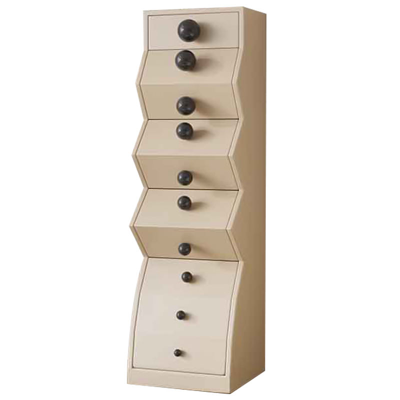 Комод Garton Wooden Forms Chest Of Drawers Beige Бежевый Черный в Брянске | Loft Concept 