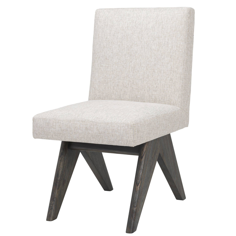 Стул Eichholtz Dining Chair Erudit Коричневый Латунь Серый Стул Eichholtz Dining Chair Erudit Коричневый Латунь Серый в Брянске | Loft Concept