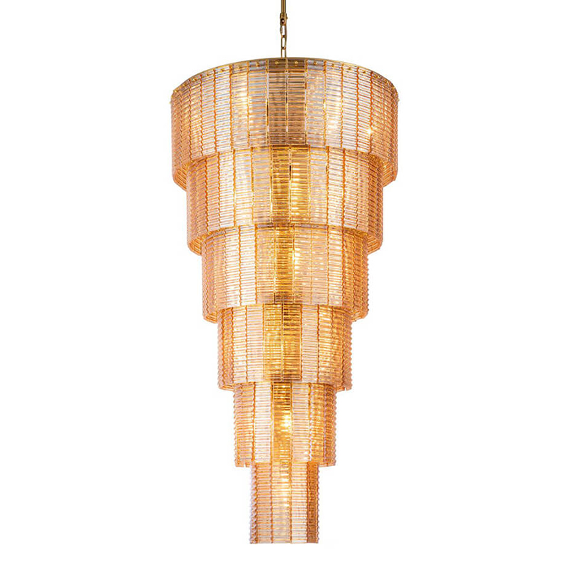 Люстра Branwen Amber Chandelier 71 Золотой Янтарный Люстра Branwen Amber Chandelier 71 Золотой Янтарный в Брянске | Loft Concept