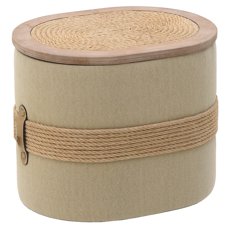 Пуф-бокс Soledad Pouf Бежево-серый Пуф-бокс Soledad Pouf Бежево-серый в Брянске | Loft Concept
