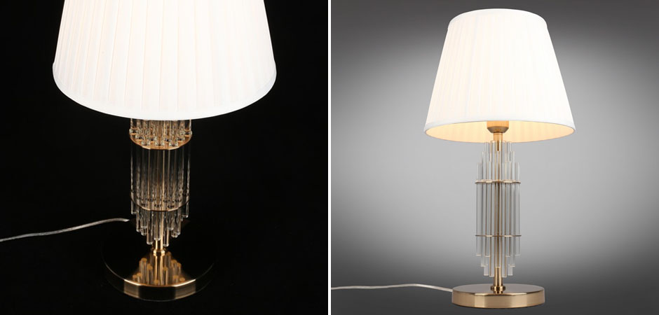 Настольная Лампа Nembus Gold с Абажуром - Loft-Concept в Брянске