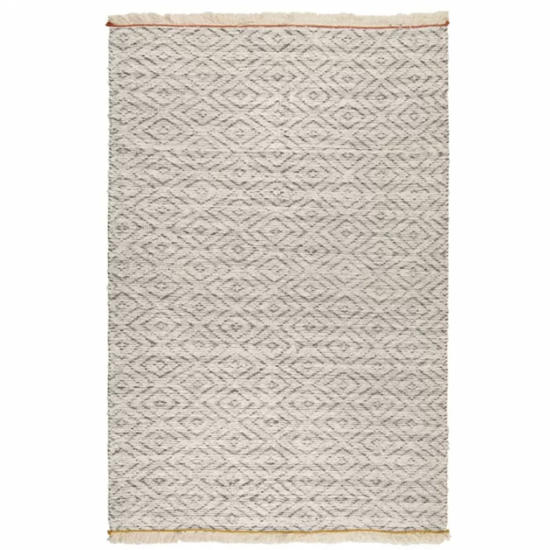 Ковер Mainyas Carpet 100% хлопок Белый Синий Ковер Mainyas Carpet 100% хлопок Белый Синий в Брянске | Loft Concept